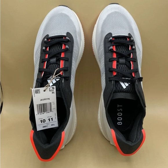 adidas Avryn Gray Solar Red Men’s Running Athletic Sneakers brand New No Box - Picture 9 of 9